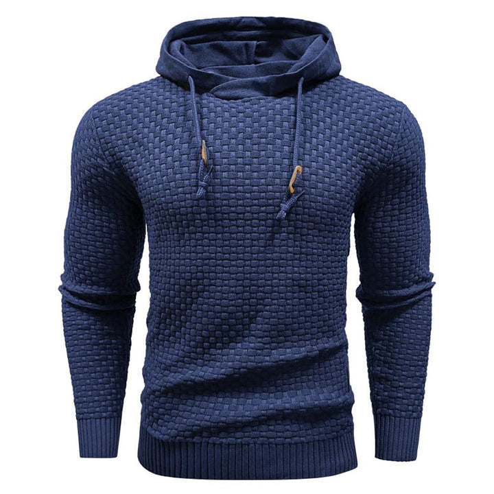 SWEAT À CAPUCHE CLASSIQUE EN LAINE POUR HOMME