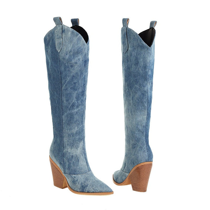 Bottes hautes pour femmes Chic Rebeccine pour un look stylé