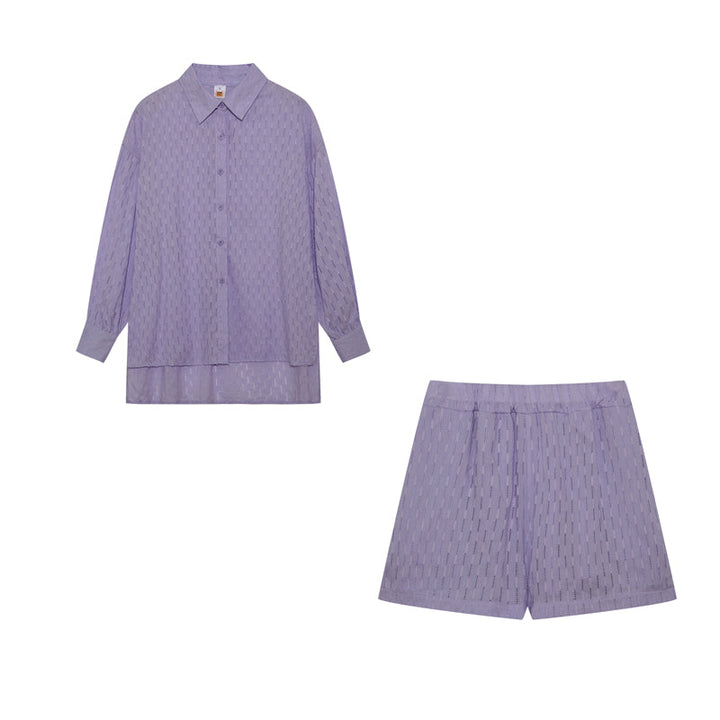 Elizabeth - Ensemble Chemise et Shorts Léger
