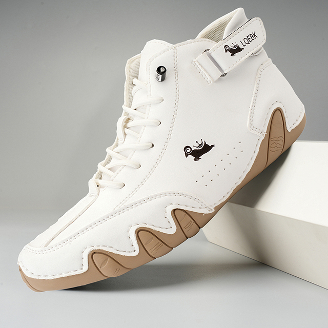 Decks | Chaussures de luxe antidérapantes pour pieds nus en cuir véritable pour un confort ultime (unisexe)