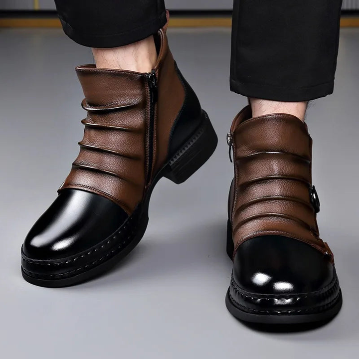 BOTTINES À BOUCLE POUR HOMME