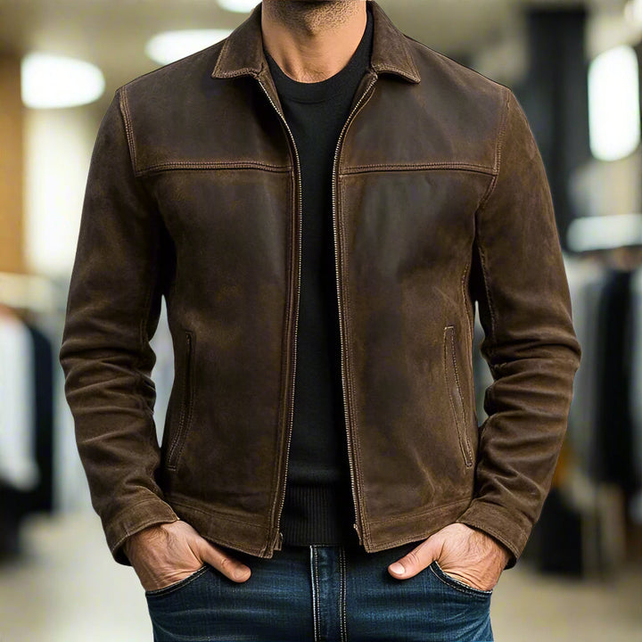 VESTE ZIPPÉE RAFFINÉE POUR HOMME