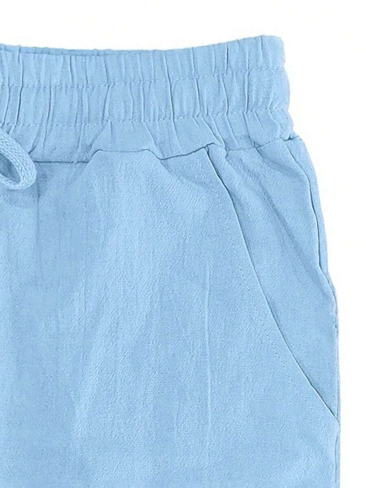 MATHIS | PANTALON LÉGER EN LIN AVEC CORDON