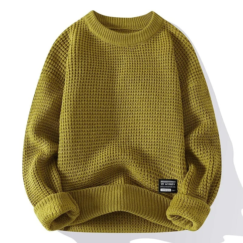 PULL EN MAILLE TEXTURÉ POUR HOMME