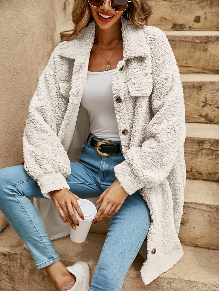 Mireille | Veste Sherpa douillette