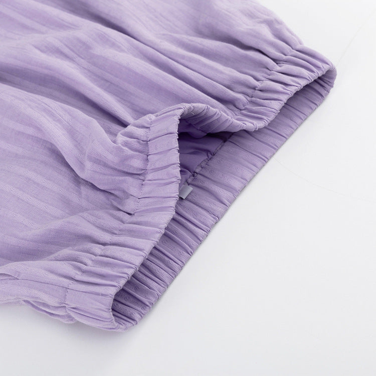 Viola - Ensemble Chemise Boutonnée et Shorts Aérés