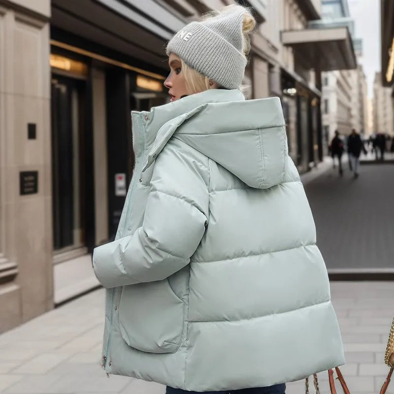 Elena | Veste d'hiver de luxe avec rembourrage en duvet pour une chaleur inégalée
