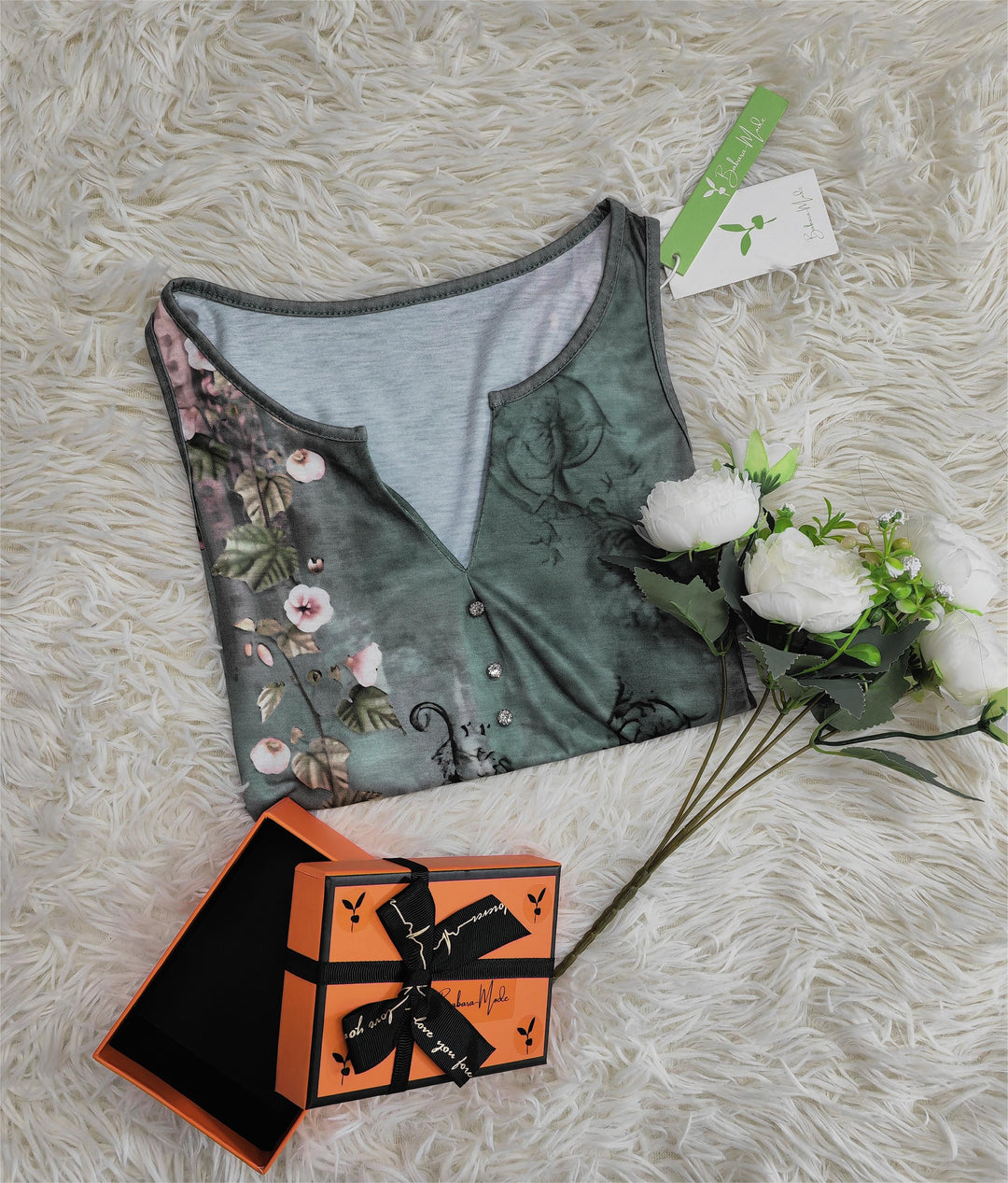 Débardeur sans manches Aquarell-Fleur