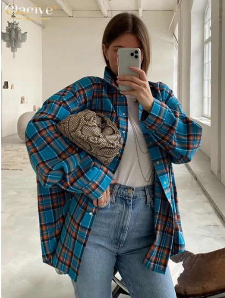 Alana | Stylisches Oversized-Karihemmd für Komfort und Trendbewusstsein