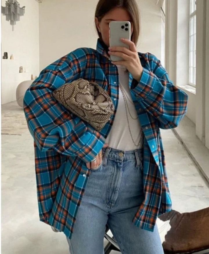 Alana | Stylisches Oversized-Karihemmd für Komfort und Trendbewusstsein