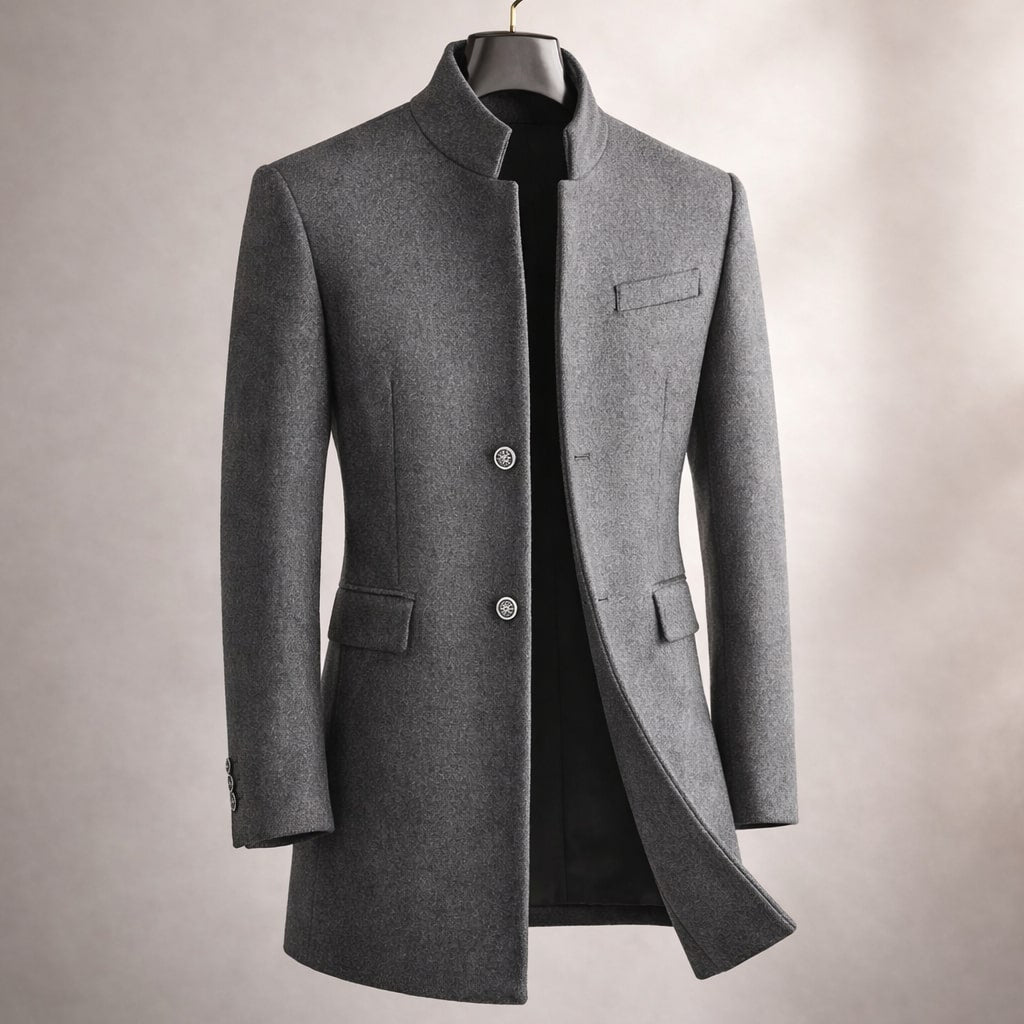 MANTEAU COL MONTANT POUR HOMME