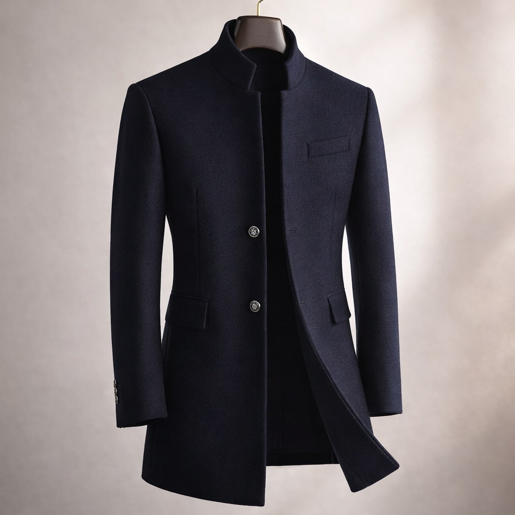 MANTEAU COL MONTANT POUR HOMME
