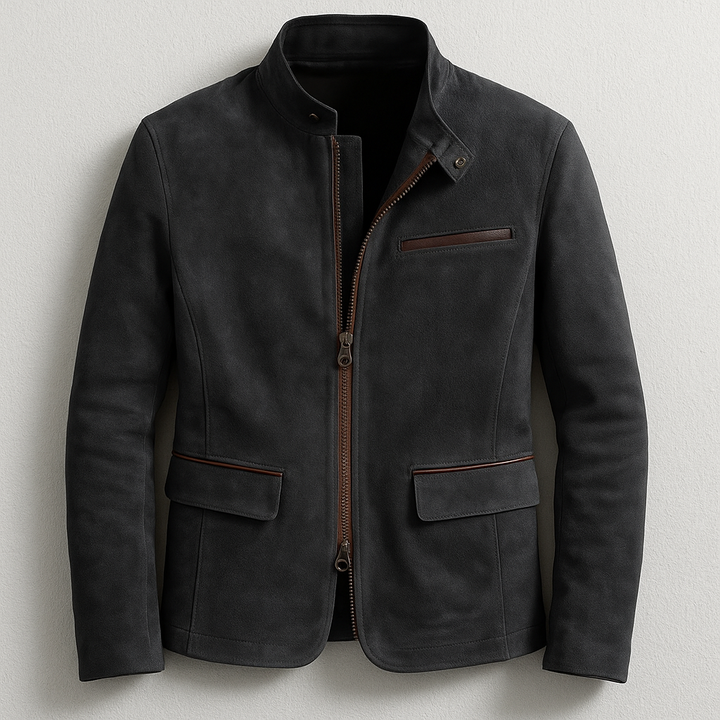 VESTE DE TERRAIN EN DAIM POUR HOMME