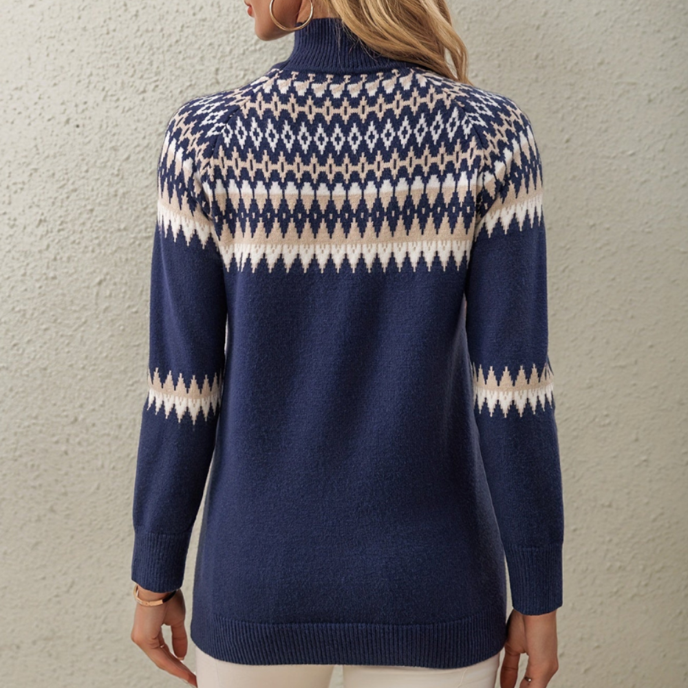 Maria | Pull d'hiver en tricot à manches longues pour femmes