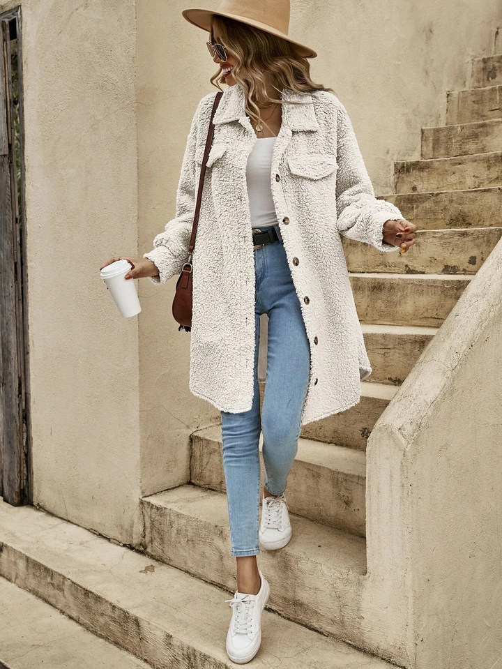 Mireille | Veste Sherpa douillette