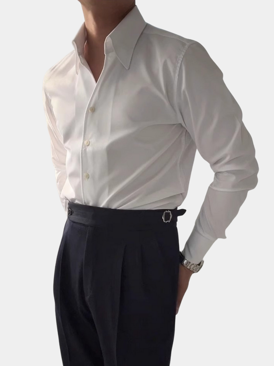 CHEMISE ATHLÉTIQUE ITALIENNE POUR HOMME EN BAMBOU