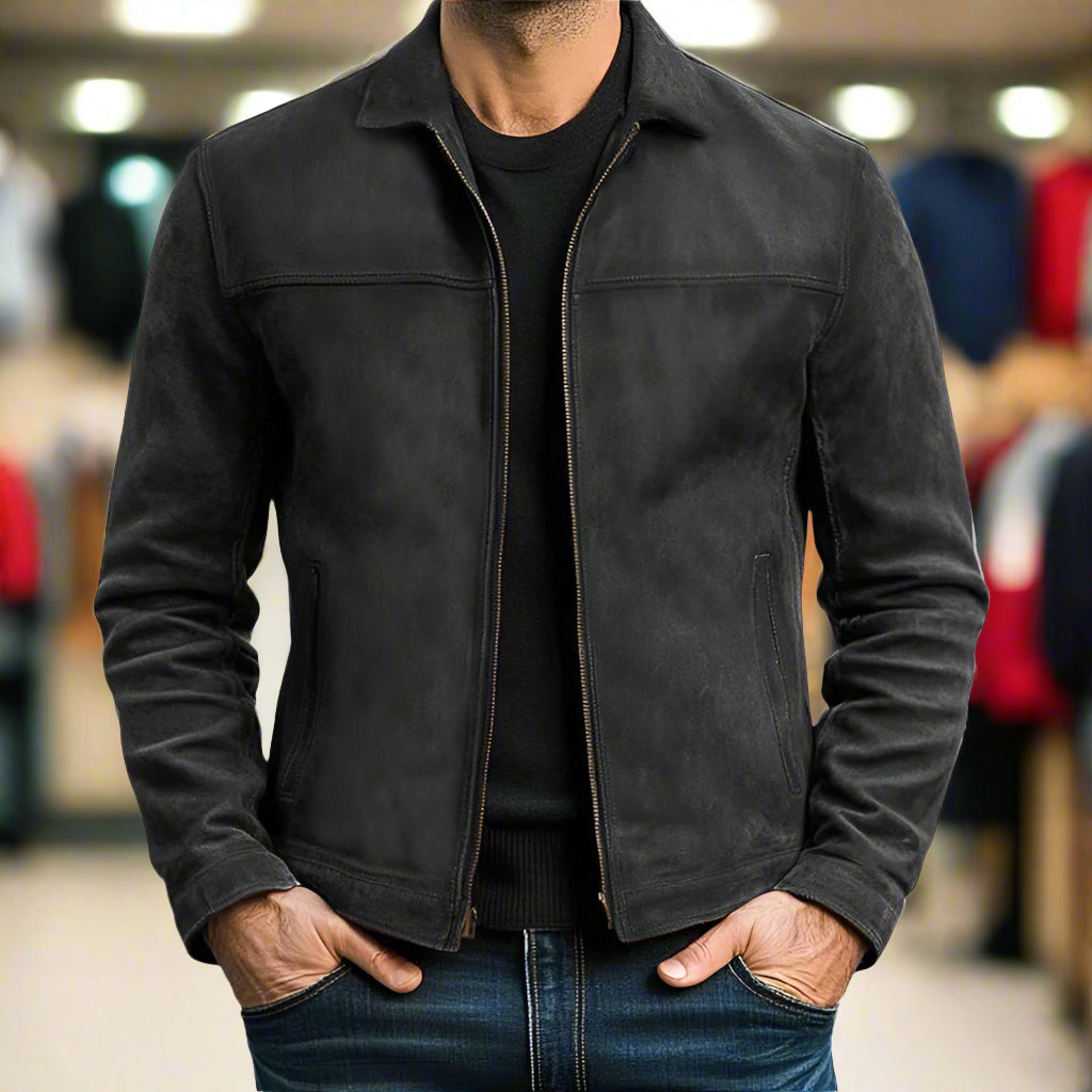 VESTE ZIPPÉE RAFFINÉE POUR HOMME