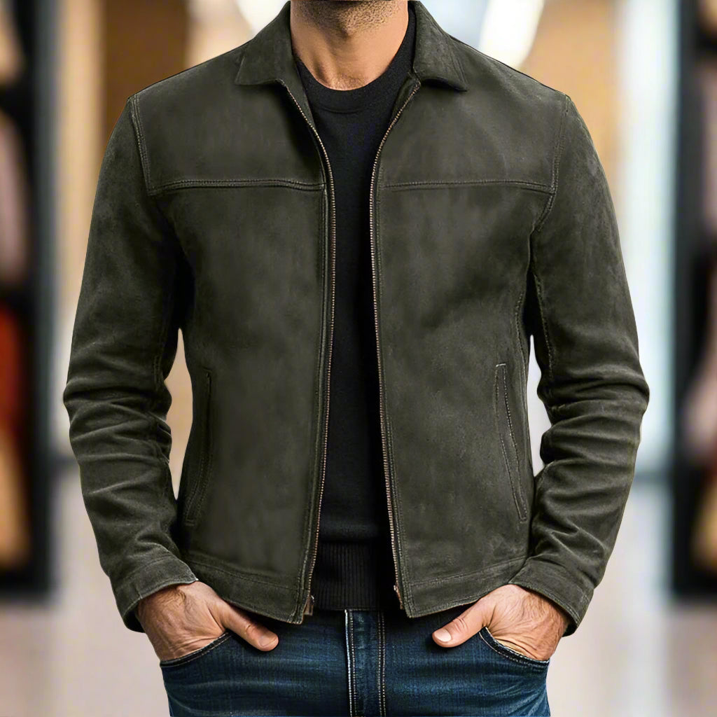 VESTE ZIPPÉE RAFFINÉE POUR HOMME