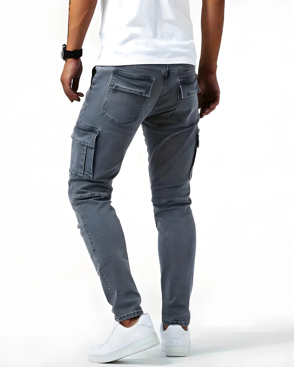 PANTALON CARGO STRETCH POUR HOMMES