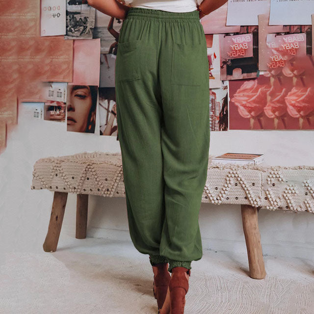 Kaeli – Pantalons Élegants à Cordon