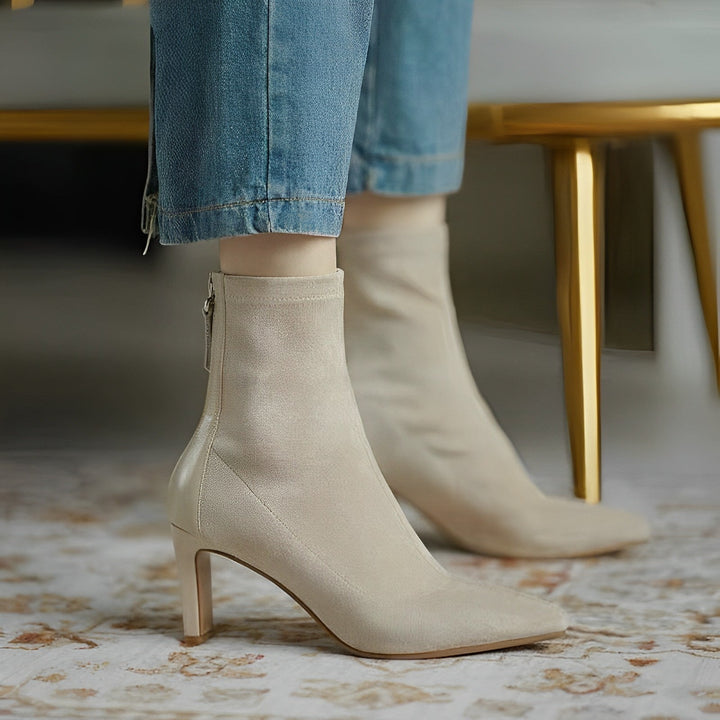 Vivienne - Bottes élégantes à fermeture éclair pour femmes avec style