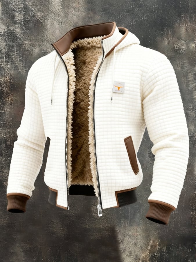 VESTE GAUFRE POUR HOMME