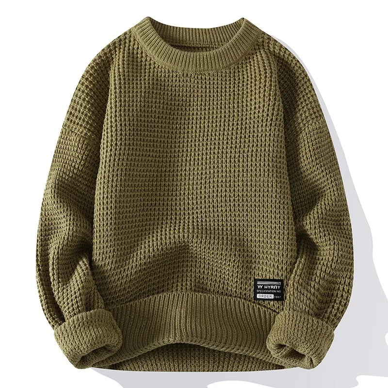 PULL EN MAILLE TEXTURÉ POUR HOMME