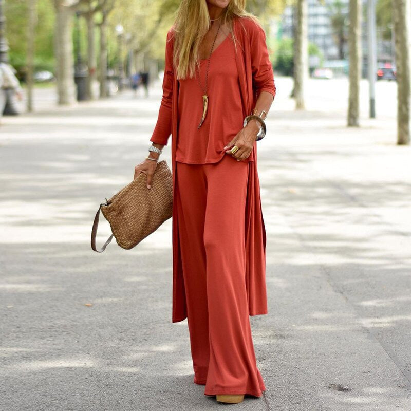 Ensemble de lin confortable en trois pièces