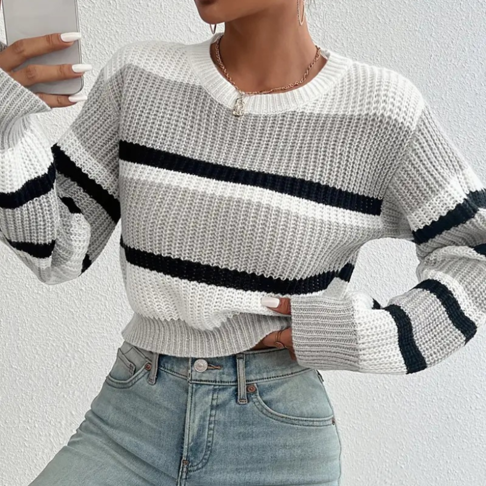 Pull élégant pour femmes à la coupe raffinée et à la douceur ultime