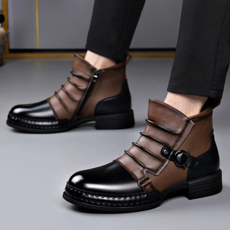 BOTTINES À BOUCLE POUR HOMME