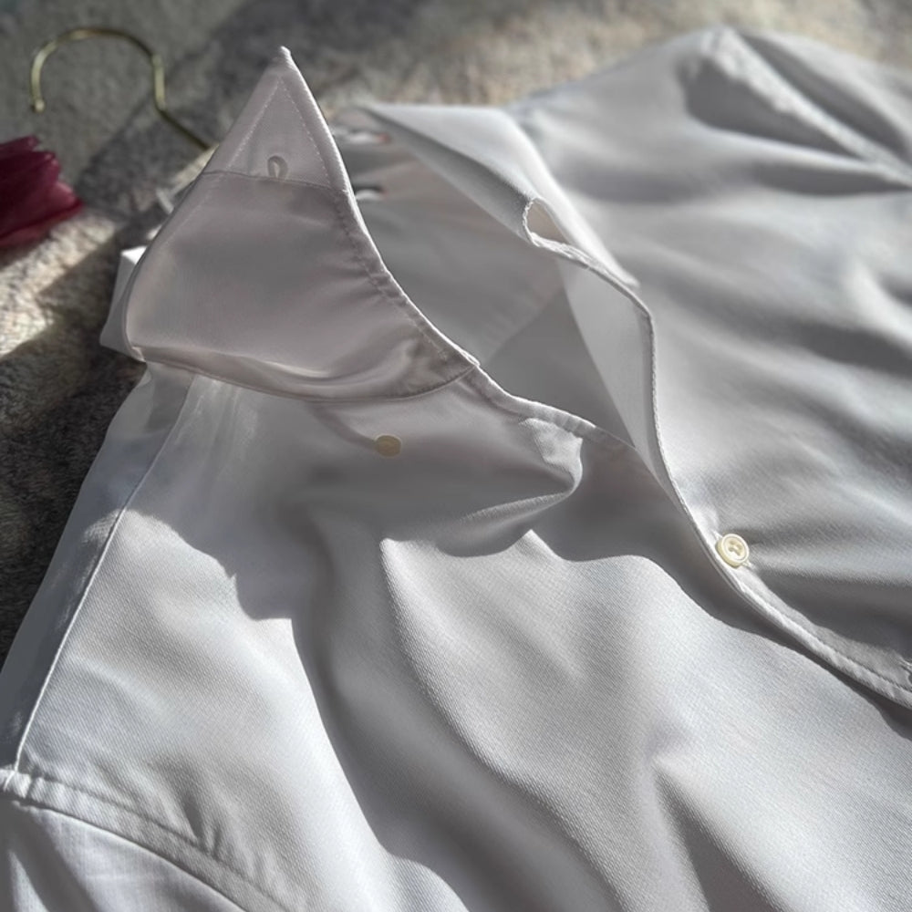 CHEMISE ATHLÉTIQUE ITALIENNE POUR HOMME EN BAMBOU