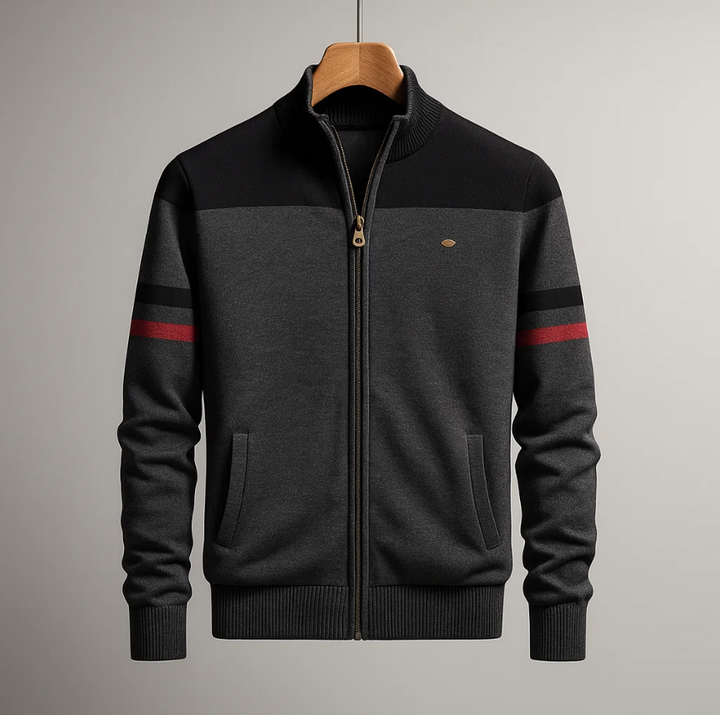 SWEAT COLORBLOCK AVEC ZIP POUR HOMME