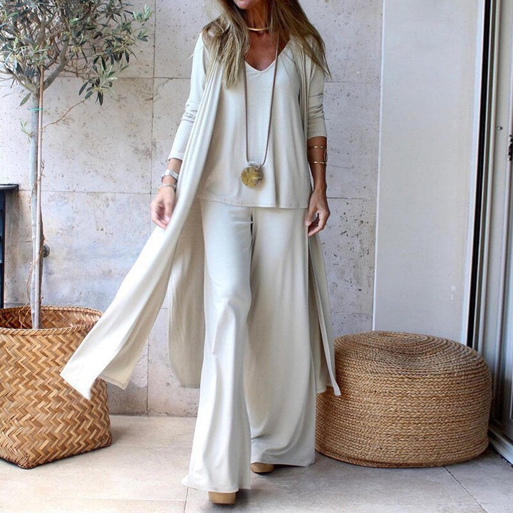 Ensemble de lin confortable en trois pièces