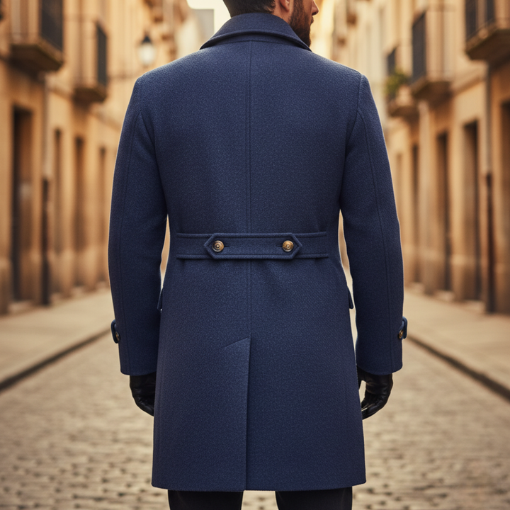 MANTEAU CLASSIQUE EN LAINE POUR HOMME