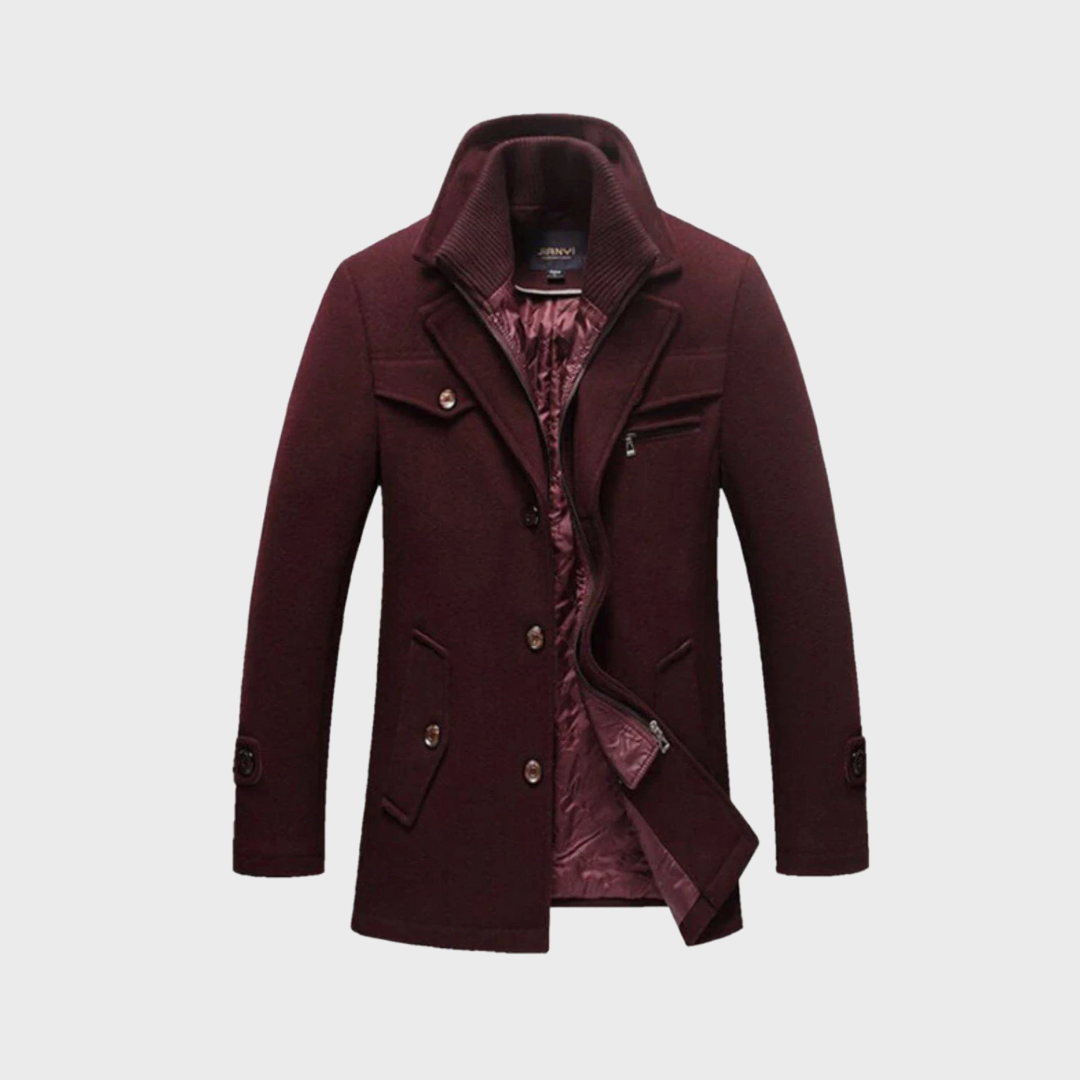MANTEAU D'HIVER CLASSIQUE POUR HOMMES