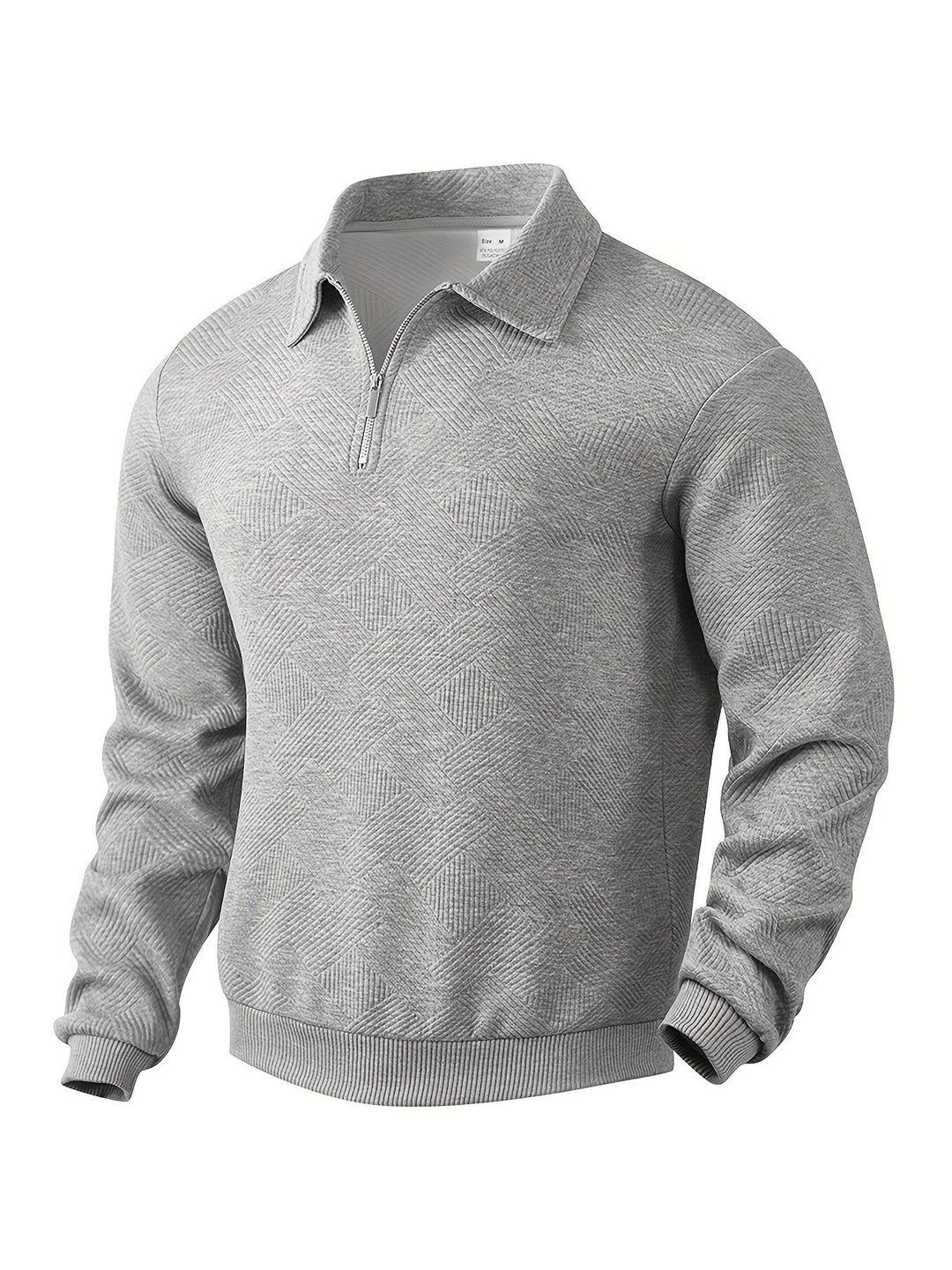 PULL À MAILLE GÉOMÉTRIQUE POUR HOMME