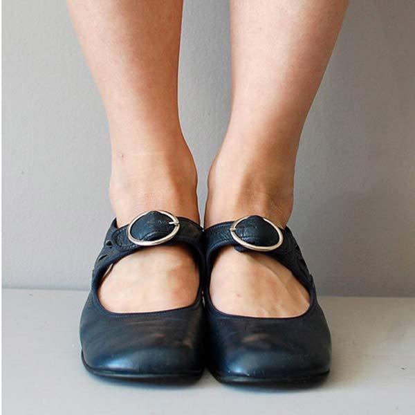 Anika | Authentic Vintage Round Nose Shoes
