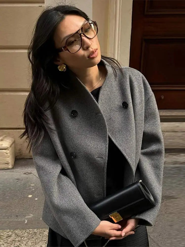 Sophia Cozy Oversized Wool Jacket