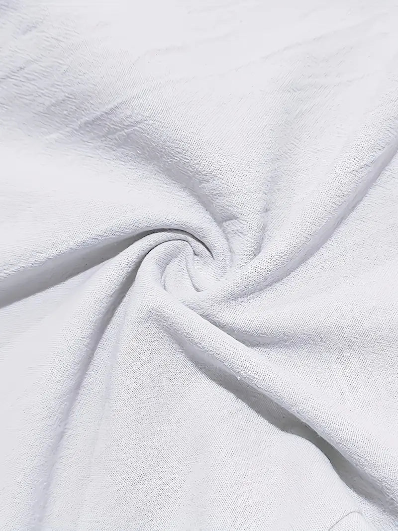 PANTALONS LARGES EN LIN AVEC CORDON