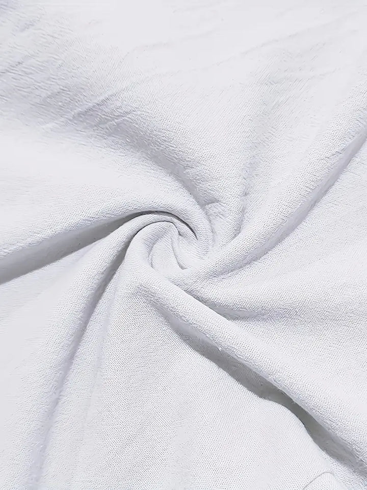 PANTALONS LARGES EN LIN AVEC CORDON