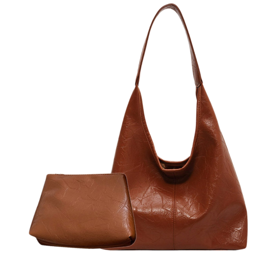 Olivia® | Sac fourre-tout en cuir vieilli