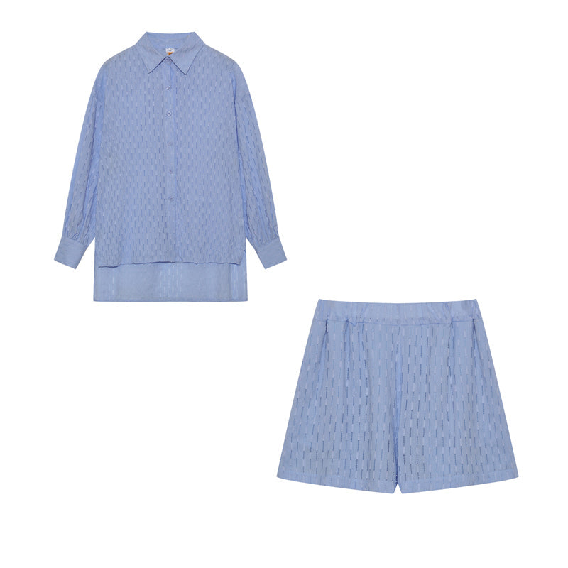 Elizabeth - Ensemble Chemise et Shorts Léger