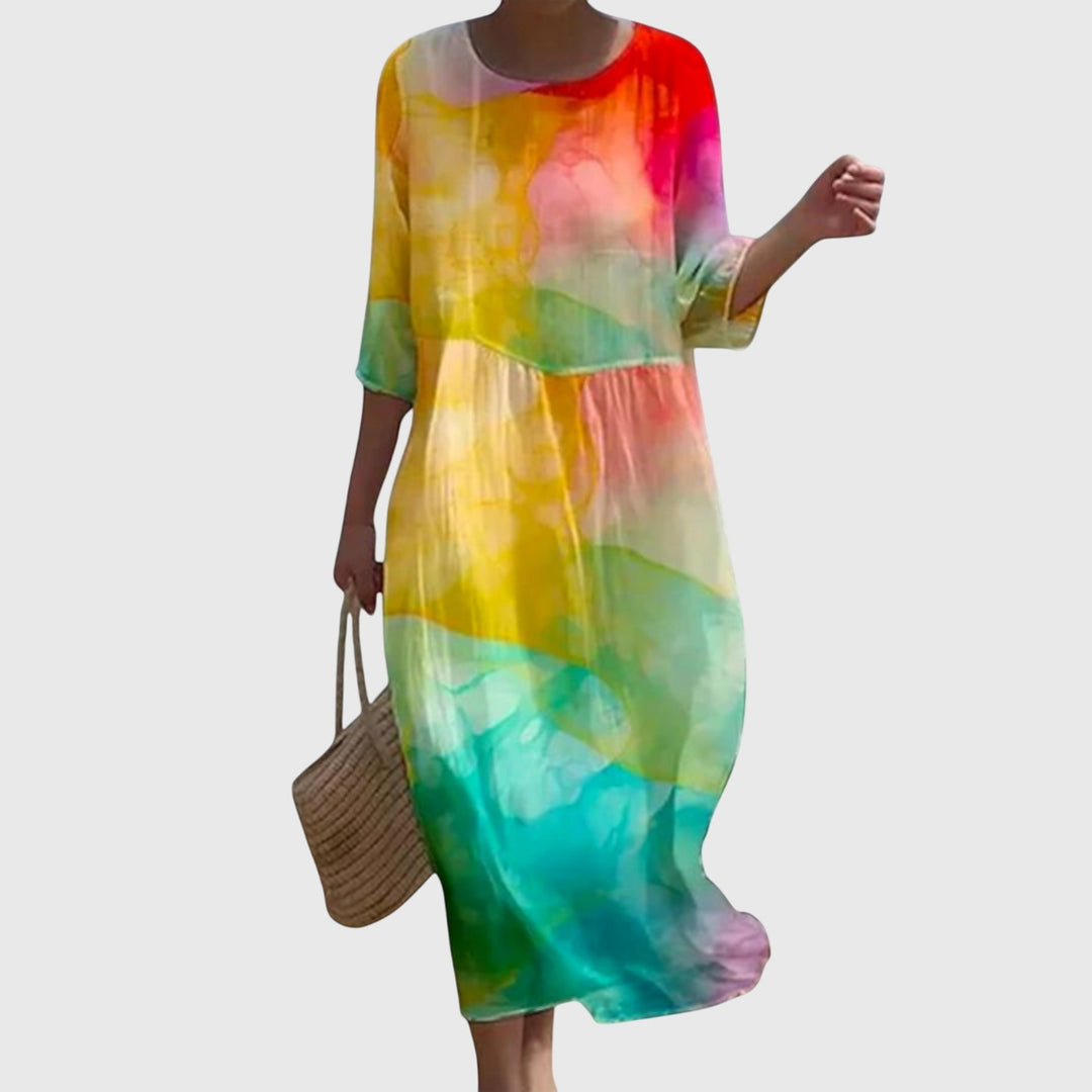 Hayley™ | Robe Maxi Florale Élégante