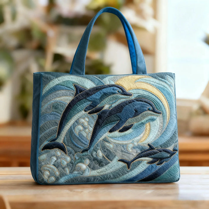 Sac Tote Artisan - Dauphin Océan