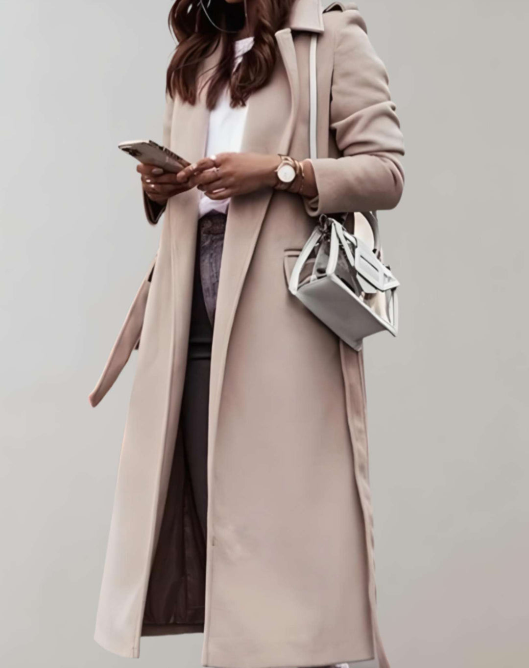 Clauddine - Manteau long chic pour femmes pour un look élégant