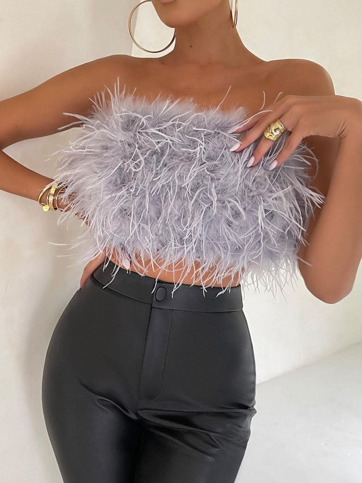 Haut Bandeau en Plumes