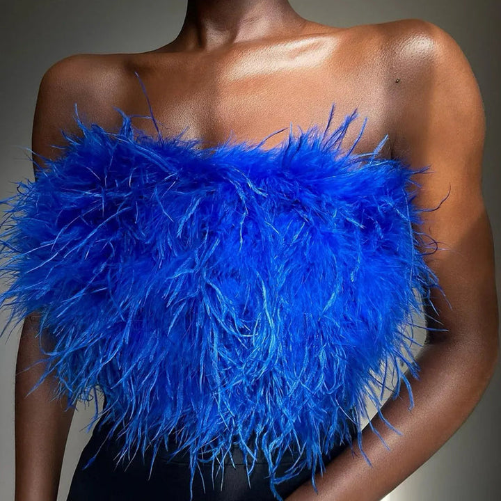Haut Bandeau en Plumes