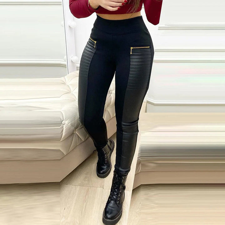 LEONIE - Pantalon taille haute chic pour un look élégant