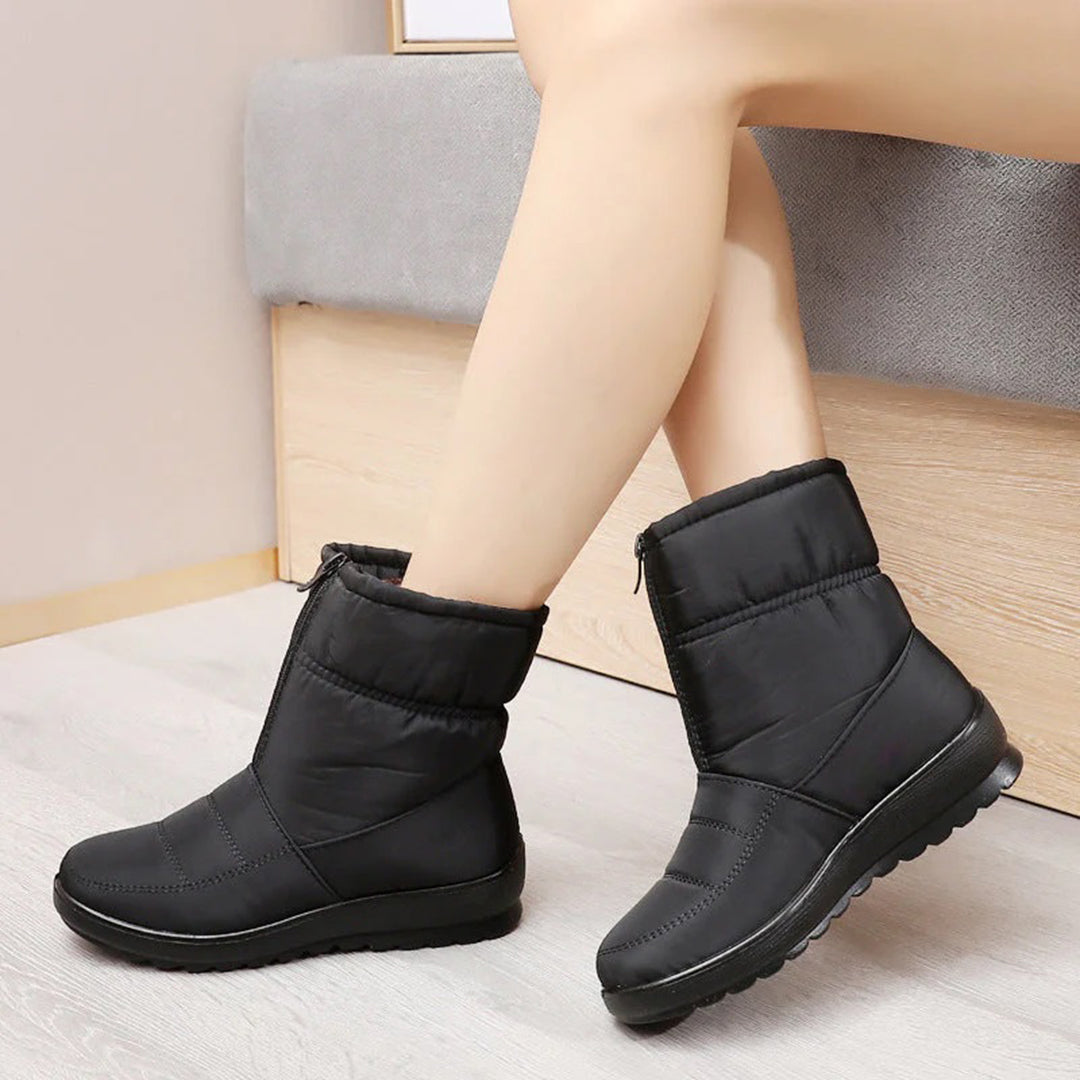 Emmya - Bottes élégantes à fermeture éclair pour femmes pour un look intemporel