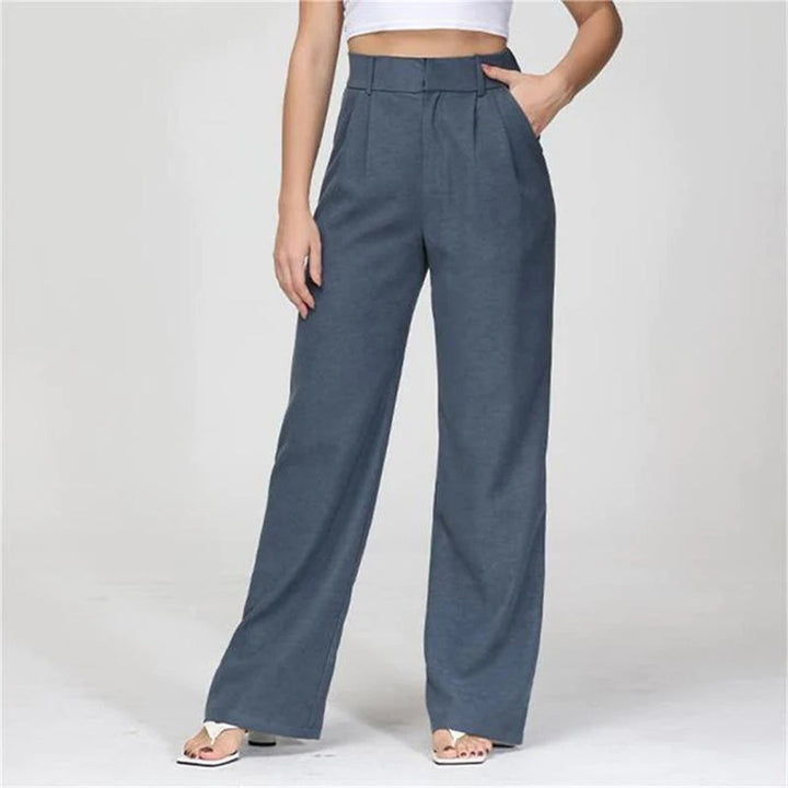 CELINA - Pantalon taille haute tendance pour un look sophistiqué
